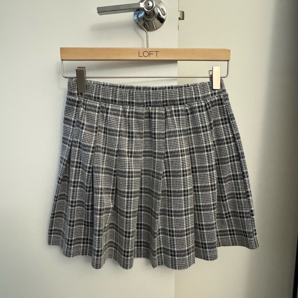 Checkered Mini Skirt